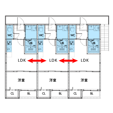 整體公寓佈局圖
